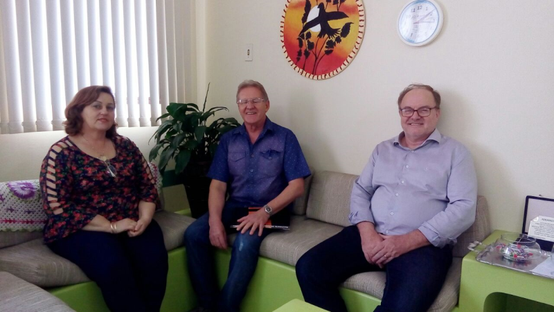 GESTORES VISITAM A COORDENADORA DA 32ª CRE - SÃO LUIZ GONZAGA